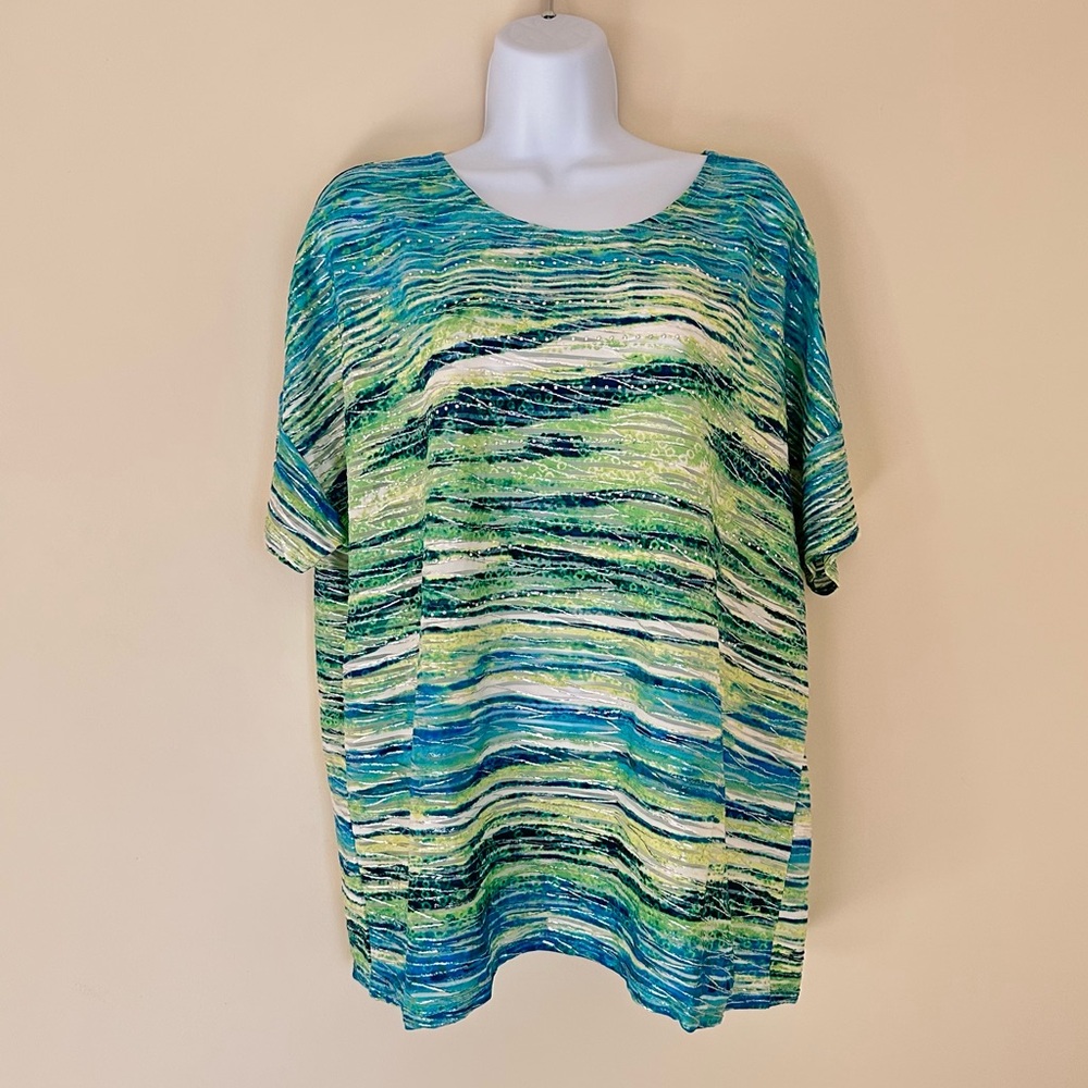 Women’s size 3 Chico’s Pullover top with Shimmering Accents